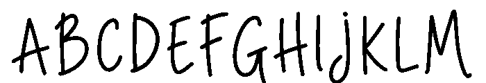 Ghostie Font UPPERCASE