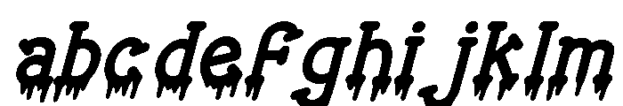 Ghostly Drip Italic FONT