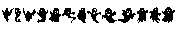 Ghosts Halloween FONT