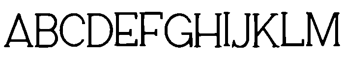 Ghostwood Font UPPERCASE