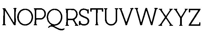 Ghostwood Font UPPERCASE