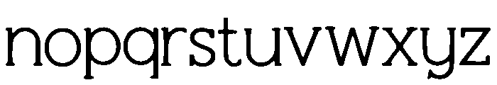 Ghostwood Font LOWERCASE