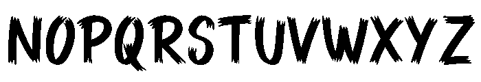 Ghoul Claws Font UPPERCASE