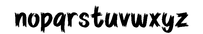 Ghoul Claws Font LOWERCASE