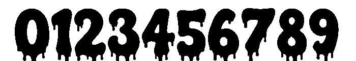 Ghoul Drip Font OTHER CHARS