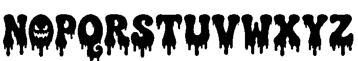 Ghoul Drip Font LOWERCASE