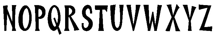 Ghoulthorn Font UPPERCASE