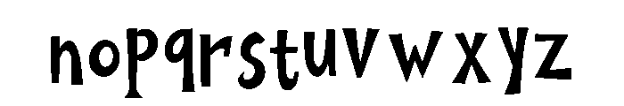 Ghoulthorn Font LOWERCASE