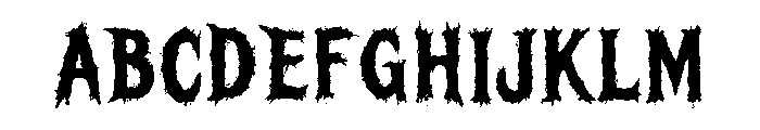 Ghoulvine Font UPPERCASE