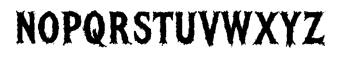 Ghoulvine Font LOWERCASE