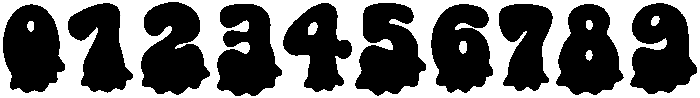 GHOST Regular otf (400) Font OTHER CHARS