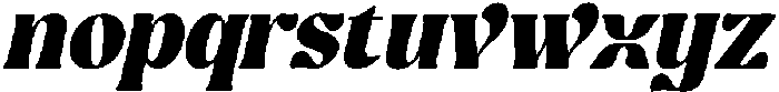 Ghadir Black Italic otf (900) Font LOWERCASE