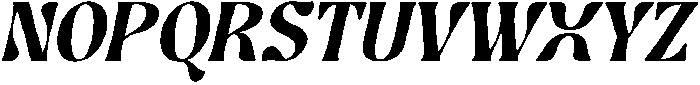 Ghadir Bold Italic otf (700) Font UPPERCASE