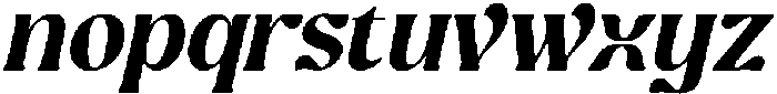 Ghadir Bold Italic otf (700) Font LOWERCASE