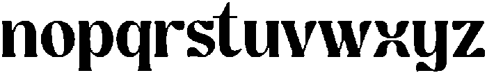 Ghadir Bold otf (700) Font LOWERCASE
