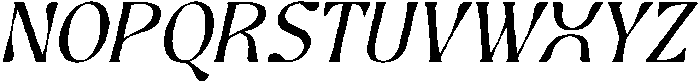 Ghadir Italic otf (400) Font UPPERCASE