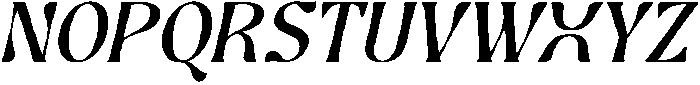 Ghadir Medium Italic otf (500) Font UPPERCASE