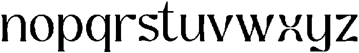 Ghadir Regular otf (400) Font LOWERCASE