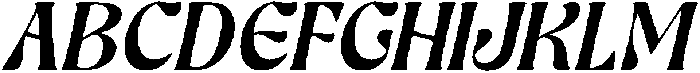 Ghadir SemiBold Italic otf (600) Font UPPERCASE