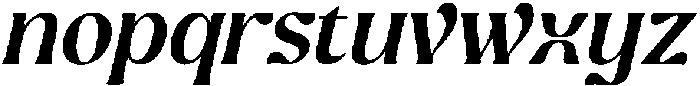 Ghadir SemiBold Italic otf (600) Font LOWERCASE