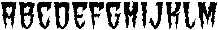 Ghaib Regular otf (400) Font UPPERCASE