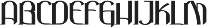 Ghallore Regular otf (400) Font UPPERCASE