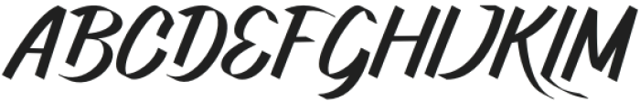 Ghamfix Regular otf (400) Font UPPERCASE