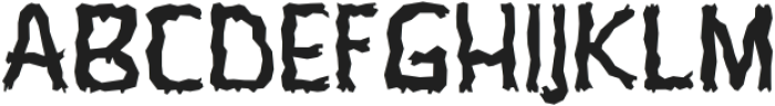 Ghastly Haunt Regular otf (400) Font UPPERCASE