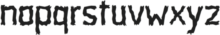 Ghastly Haunt Regular otf (400) Font LOWERCASE