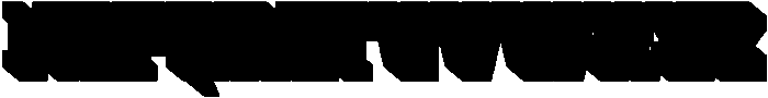 Gheno Extrude otf (400) Font LOWERCASE