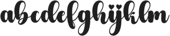 GheyshaBold-Regular otf (700) Font LOWERCASE
