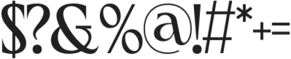 Ghilbe-Regular otf (400) Font OTHER CHARS
