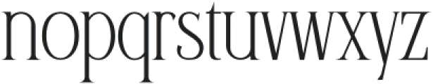 Ghillanza Regular otf (400) Font LOWERCASE