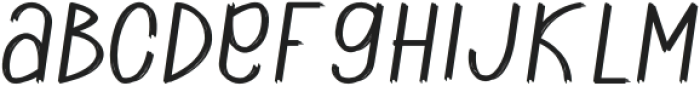 Ghiman Brush Regular otf (400) Font LOWERCASE