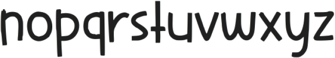 Ghina Kamil Regular otf (400) Font LOWERCASE