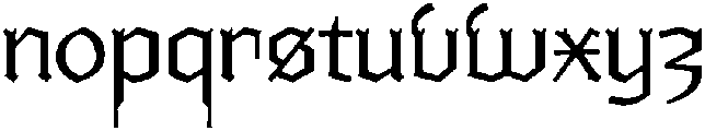 Ghivenic ExtraLight otf (200) Font LOWERCASE