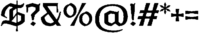 Ghivenic Regular otf (400) Font OTHER CHARS
