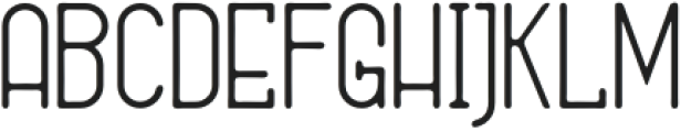 Ghobery Regular otf (400) Font UPPERCASE