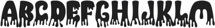 Ghoist Regular ttf (400) Font UPPERCASE