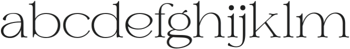 Ghola Thin otf (100) Font LOWERCASE
