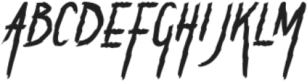 Gholmesk Regular otf (400) Font UPPERCASE