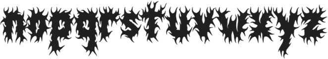 Ghost Darko ttf (400) Font LOWERCASE