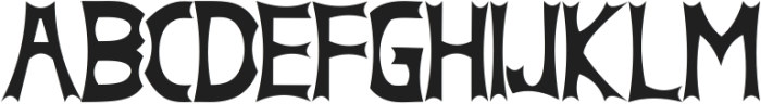 Ghost Demon otf (400) Font UPPERCASE