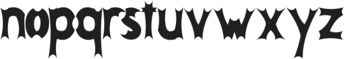 Ghost Demon otf (400) Font LOWERCASE