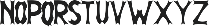 Ghost Demon ttf (400) Font UPPERCASE