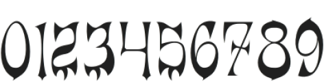 Ghost Palace Regular otf (400) Font OTHER CHARS