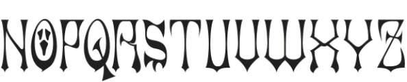 Ghost Palace Regular otf (400) Font LOWERCASE