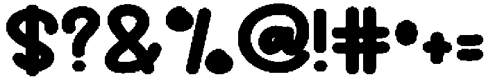 Ghost Party Regular otf (400) Font OTHER CHARS