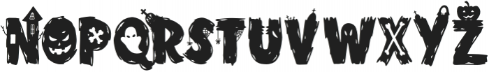 Ghost Story Font Regular otf (400) Font LOWERCASE