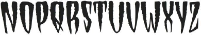 Ghost Terror Regular otf (400) Font LOWERCASE